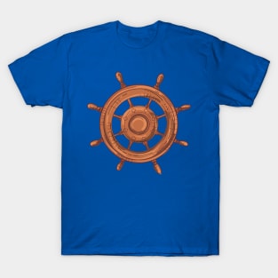 Vintage Ship Wheel T-Shirt